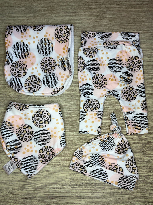Printing standard set - Pink Leopard print.