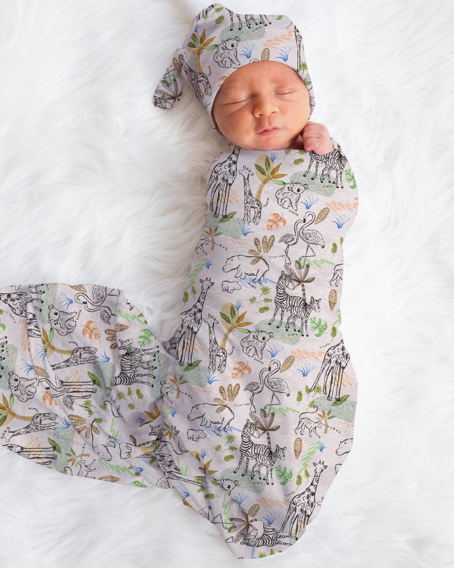 Printed Swaddle Blankets